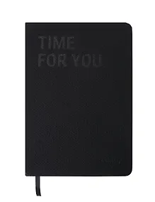 Купить Книга для записей А5 80л лин. "Less stress", черная, ткан.обл., Schiller — Фото №1