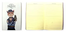 Купить Блокнот, A5 (142*210мм) 44л, линейка, картонная обложка на сшивке — Фото №1