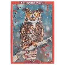 Купить Пазл Castorland 500 эл. 47*33см. Большая рогатая сова B-52387 — Фото №1