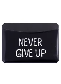 Купить Чехол для карточек горизонтальный Never give up — Фото №1
