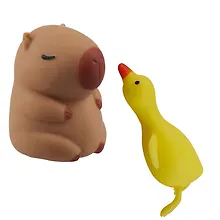 Купить Набор Антистресс Мяшка утка в картонной коробке (15-2739-7018) (3+)+Антистресс мяшка Капибара (упаковка) (15-2255-8788) — Фото №1