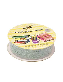 Купить Клейкая лента для декора мерцающая, зеленый, ЛМЗ-зел — Фото №1