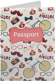 Купить Обложка для паспорта Hipster светлый (ПВХ бокс) — Фото №1