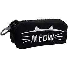 Купить Пенал с большой молнией "Meow", 21.5 х 10.5 см — Фото №1