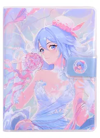 Купить Записная книжка А6 80л лин. "Фея" ПВХ-обл., кнопка — Фото №1