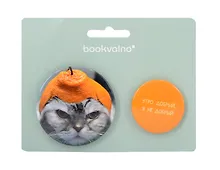 Купить Набор значков Забавные питомцы На обед у нас разочарование (металл) (1 шт 56 мм, 1 шт 38 мм) (ЗН2025-085) — Фото №1