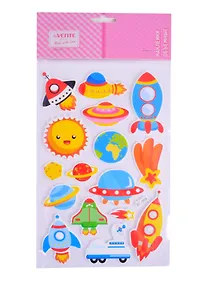 Купить Наклейки объемные deVENTE Spaceship (фоамиран) (15х25 см.) (3+) (8004081) (deVente) (упаковка) — Фото №1