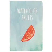 Купить Тетрадь в клетку Kairui, Watercolor fruits, А5, 32 листа — Фото №1