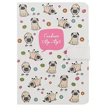 Купить Блокнот «Мопсы», 256 страниц, А5 — Фото №1