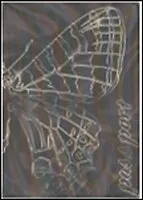 Купить Обложка на паспорт Бабочка на фиолетовом фоне (RU0000033) — Фото №1