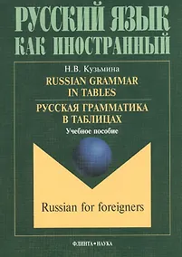 Купить Russian Grammar in Tables Русская грамматика в таблицах Учебное пособие (6,10,11 изд.) (мРЯкИ) Кузьмина — Фото №1