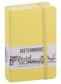 Купить Скетчбук 9*14 80л "Sketchmarker" лимонный, нелинованн. 140г/м2, слоновая кость, тв.обл. — Фото №1