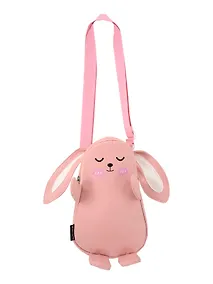 Купить Сумочка-бананка Зайчик с помпоном (текстиль) (20х18х5) (12-12415-202411-B26) — Фото №1