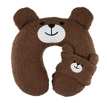 Купить Подголовник с маской Мишка (текстиль) (30х30) — Фото №1