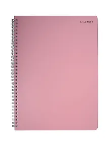 Купить Тетрадь А4 80л кл. "Mauve" пласт.обл., спираль — Фото №1