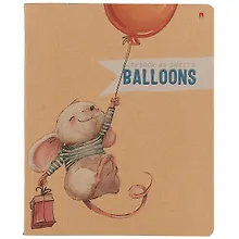 Купить Тетрадь в клетку Альт, "Зверушки и шарики", 48 листов, в ассортименте — Фото №1