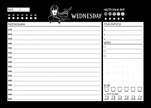Купить Планер недат. А6 48л "Уэнсдей" скоба, вертик. — Фото №1