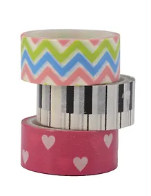 Купить Клейкая лента 15мм*3м Centrum бумажная декоративная 3шт в блистере — Фото №1