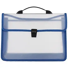 Купить Папка-портфель «Синий», 2 отделения — Фото №1