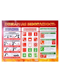 Купить Плакат "Пожарная безопасность" — Фото №1