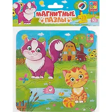 Купить Магнитные пазлы Vladi Toys Котики 16 деталей VT3204-15 — Фото №1