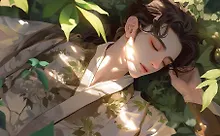 Купить Кардхолдер. Маньхуа. Спящий принц (в форме книжки, 215х65 мм) — Фото №1