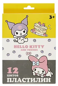 Купить Пластилин 12цв 240гр "Hello Kitty&friends" к/к, стек — Фото №1