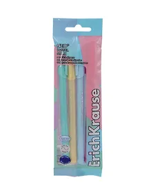 Купить Ручки шариковые синие 04шт "Neo Stick Pastel" 0,7мм, подвес, ErichKrause — Фото №1