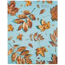 Купить Книга для записей «Золотые листья», 72 листа, А5 — Фото №1