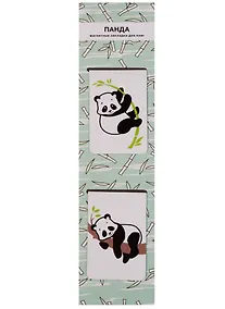 Купить Магнитные закладки «Панда», мятные, 2 штуки — Фото №1