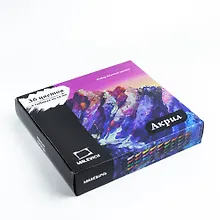 Купить Краски акриловые 36цв 12мл Малевичъ — Фото №1