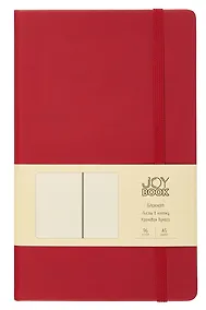Купить Книга для записей А5 96л кл. "Joy Book. Пряное вино" иск.кожа, тонир.блок, скругл.углы, ляссе, резинка, карман на задн.форзаце — Фото №1