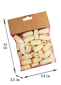 Купить Бусины цвет натуральный (13х25мм) (36шт.) (1301393) — Фото №1