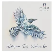 Купить Планшет для акварели 200*200 15л "Ворон" белый, 300г/м2, 100%хлопок — Фото №1