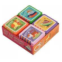 Купить Мини-книжки ЭВА.  Кто как кричит? Что как звучит? Комплект 4 книги — Фото №1