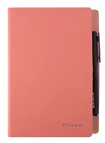 Купить Ежедневник недат. А5 136л "Twist" румяный, интегр.переплет, иск.кожа, тисн.фольгой, скругл.углы, шар. ручки, тонир.блок, ляссе, инд.уп — Фото №1