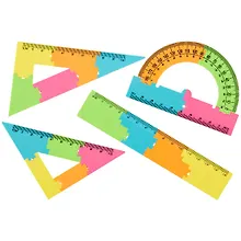 Купить Набор геометрический «Пазлы», 4 предмета — Фото №1