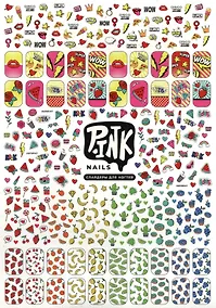 Купить Слайдеры для ногтей "Фрукты и сладсти" — Фото №1