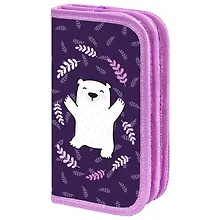 Купить Пенал 2 отделения "Happy bear" 19*11 см — Фото №1