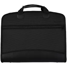 Купить Папка-портфель А4+ 4отд. пласт., 2 кармана, черный — Фото №1