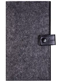 Купить Обложка-органайзер для путешествий феТетрадь графит+черный, сариф черный, 2 отд., карманы, Escalada — Фото №1
