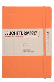 Купить Книга для записей A5, 61 лист, нелинованная "Medium", мягкая обложка, цвет Абрикос, Leuchtturm1917 — Фото №1