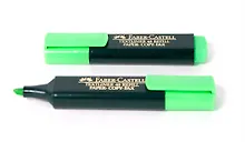 Купить Текстовыделитель Faber-Castell, зеленый — Фото №1