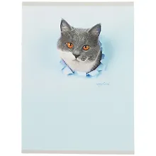 Купить Тетрадь в клетку Listoff, "Пушистый хитрец", А4, 60 листов — Фото №1