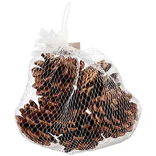 Купить Шишки, 9 штук, 5 см (сетка) — Фото №1