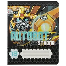 Купить Тетрадь в клетку Transformers, 18 листов, в ассортименте — Фото №1