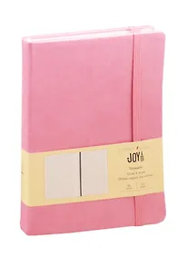 Купить Книга для записей А5 96л лин. "JOY BOOK. Розовый кварц" 7БЦ, иск.кожа, тонир.форзац, тонир.блок 70гр/м2, скругл.углы — Фото №1