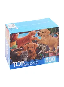 Купить Пазл Пушистые помощники 500 элементов TOPpuzzle ХТП500-6811 — Фото №1