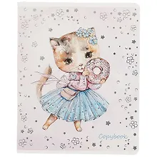 Купить Тетрадь в клетку Феникс+, "Кот с десертом", 48 листов, в ассортименте — Фото №1