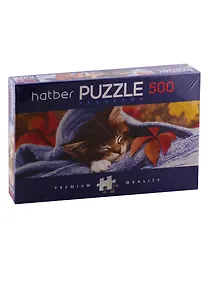 Купить Пазл HATBER Premium 500 эл. 665х230мм.Панорама-Котенок — Фото №1